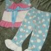 Pants and top size 24M-2T - worn twice - White chenille and pink woven and a bugs print knit make an adorable outfit! $18